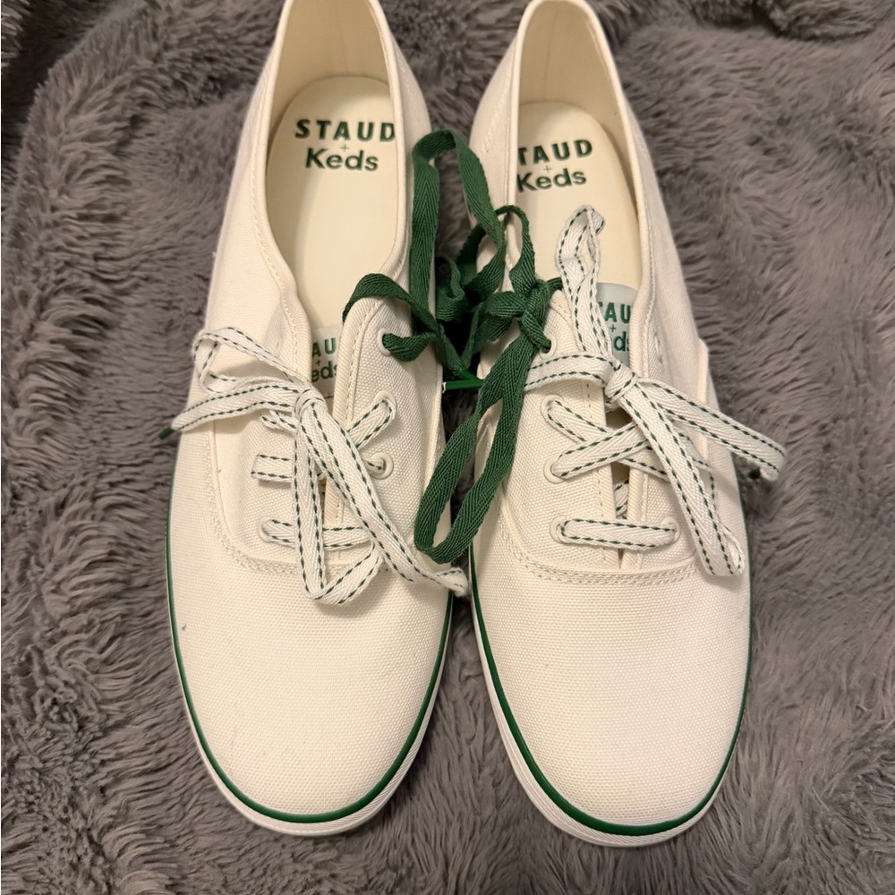 Staud + Keds white sneaker - Picture 3 of 6